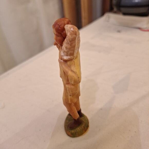 Vintage Art Plastics Nativity Scene 5" Boy Shepard Lamb Figure Hong Kong 790/GS - Picture 2 of 5